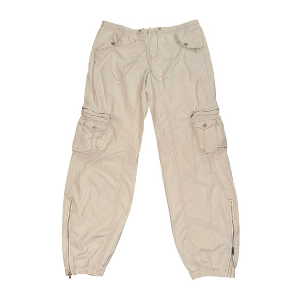 Retro 90s y2k Union Bay Khaki Cargo Pants Size 13 large skater - Picture 1 of 13